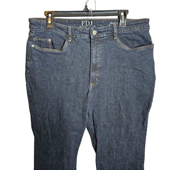 FDJ French Dressing Jeans Peggy Bootcut Denim Jeans Size 16 - Picture 3 of 8